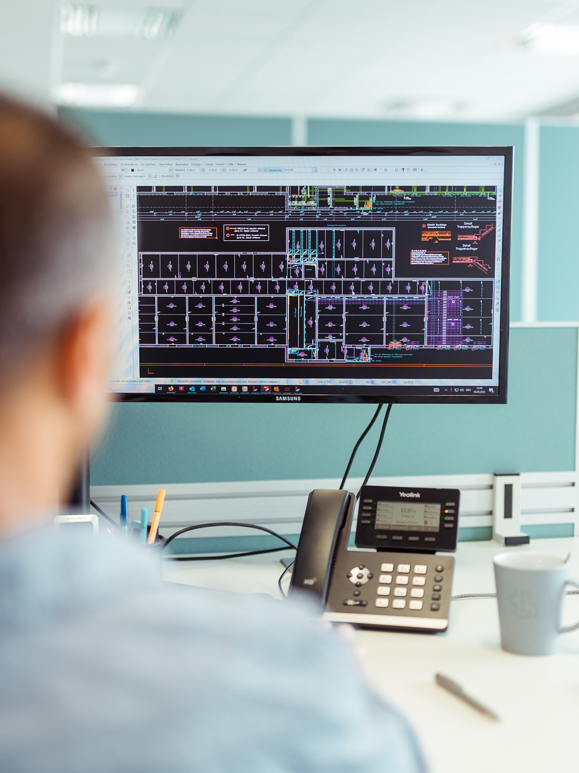 Werk- und Bewehrungsplanung am CAD-Arbeitsplatz